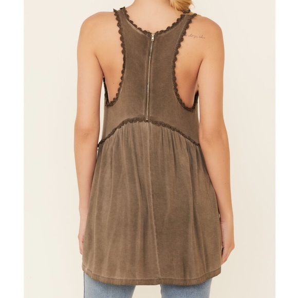 NWOT • POL SLEEVELESS “SWEET AND SIMPLE” BABYDOLL KNIT TOP - Picture 5 of 5